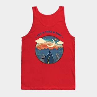 Retro style design Tank Top